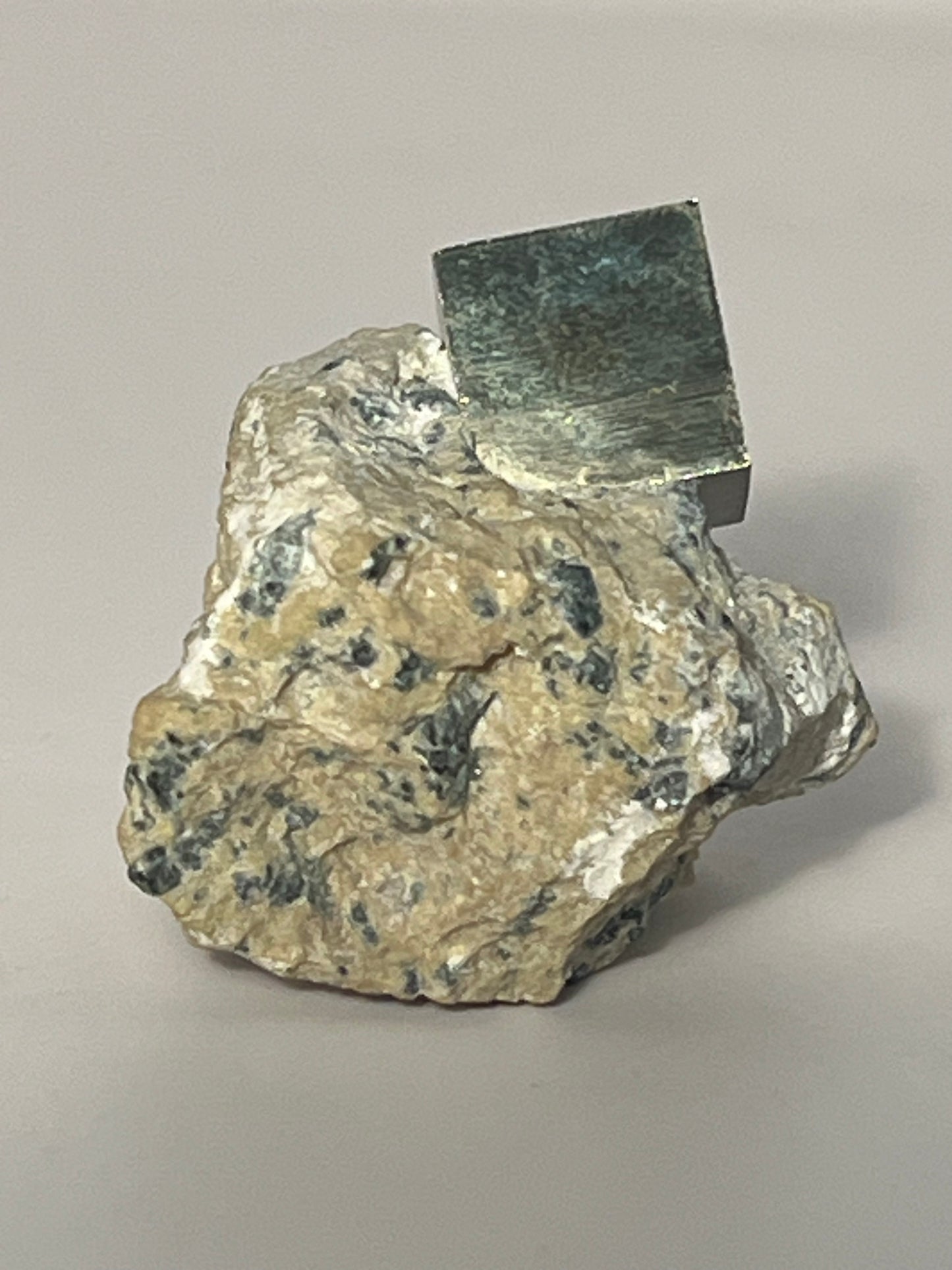 Pyrite Cube in Matrix