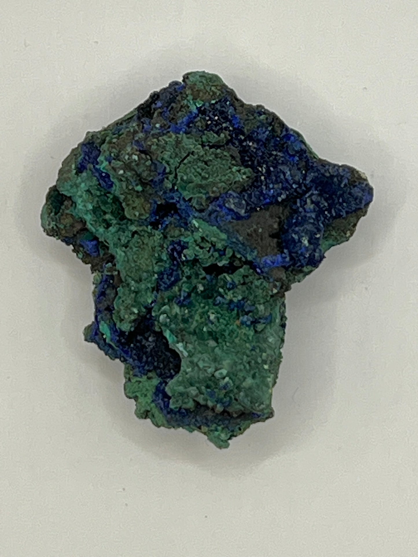 Azurite with Malachite