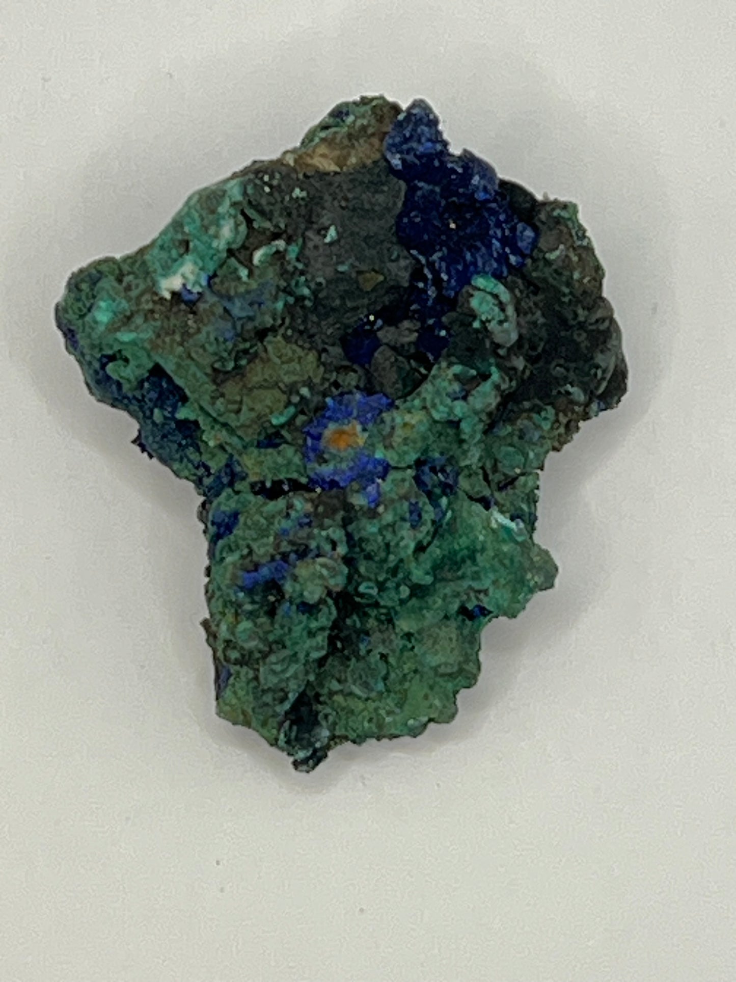 Azurite with Malachite